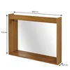 Teak-Wandspiegel HWC-M75, Badspiegel, Holzrahmen, Produktbild-Vorschau 8