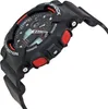 A close-up, angled view of a black G-Shock watch with red accents. Náhľad obrázku produktu