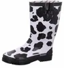 Bockstiegel Regenstiefel KUH schwarz/weiß Gr. 39 Produktbild-Vorschau 2