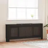 vidaXL MDF kryt radiátoru černý 205 cm Náhled obrázku produktu 1