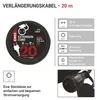 Verlängerungskabel 20 m / 1 Steckdose / schwarz / Gummi-Neopren / 250 V / 1,5 mm2 Produktbild-Vorschau