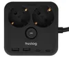 Bloc multiprise huslog : 2 prises Schuko, 2 ports USB-A, 2 Voir les images du produit 9