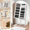 UISEBRT Zrcadlová skříňka na šperky 2 v 1 s LED diodou a Náhled obrázku produktu 5