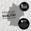 Marketing image with a map of Germany and text highlighting product features and warranty. Náhled obrázku produktu
