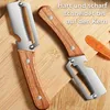 5 Stück Gemüseschäler mit Holzgriff und Flaschenöffner, Produktbild-Vorschau 7