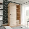 Zweitüriger Schiebetürenschrank Kleiderschrank PEDRI 120 cm Produktbild-Vorschau 2
