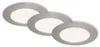 Lampada da incasso LED Set da 3 4000K IP44 8W plastica Anteprima dell’immagine prodotto 1