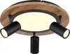 Globo Lighting plafoniera in metallo nero opaco, LED Anteprima dell’immagine prodotto 1