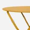 Set tavolo da giardino bistrot pieghevole in acciaio con 2 Anteprima dell’immagine prodotto 5