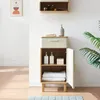 Badezimmerschrank 'Ferrersp' Midischrank 80 x 40 x 35 cm Produktbild-Vorschau 3