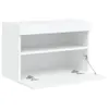 Pensile TV con luci LED bianco 60x30x40 cm Anteprima dell’immagine prodotto 9