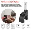 Kabelová příchytka 8 mm, černá, 50 ks Náhled obrázku produktu