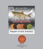 A product advertisement for fishing bait, featuring a fish and samples of the bait. Produktbild-Vorschau