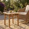 Milani Home - tavolino da giardino, bamboo naturale, Anteprima dell’immagine prodotto 2