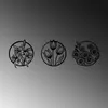 Wallity, Flowers- SKL2339, Schwarz, Sonstige Produktbild-Vorschau 5