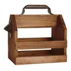 Portabottiglie in legno con apribottiglie in metallo Anteprima dell’immagine prodotto 6