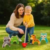 Jeu de croquet animaux en bois 8 pièces Voir les images du produit 4