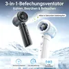 Handventilator mit Sprühfunktion, 6000mAh Akku, 100 Stufen Produktbild-Vorschau 2