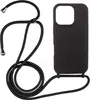 Handyhülle Schwarz mit Handykette Band für IPhone16 Pro Produktbild-Vorschau 1