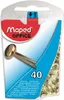 Maped Rundkopf-Musterbeutelklammern, aus Messing, 17 mm Anteprima dell’immagine prodotto 1