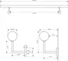 ECD Germany Nerezové zábradlí V2A 60 cm, kulaté Ø 42 mm, Náhled obrázku produktu 4