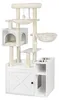 Arbre à gratter Relaxdays avec armoire pour litière et Voir les images du produit 10