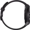 Side view of a black smartwatch with a black strap. Náhled obrázku produktu