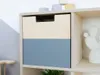 Aufbewahrungsbox aus Holz Modell 2 - mit Griffen - Weiß und Produktbild-Vorschau 7