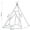 Tipi Enfants Tente Wigwam Tente de jeu indienne Maison de Voir les images du produit 8