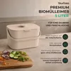 YourCasa Biomülleimer Küche 5L - Komposteimer für Produktbild-Vorschau 3