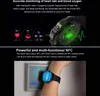 A smartwatch on a person's wrist is shown, with graphics and text describing its features. Náhled obrázku produktu