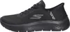 A side view of a black Skechers sneaker. Podgląd zdjęcia produktu