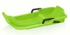 A bright green plastic sled with black handles, shown from a side angle on a white background. Anteprima dell’immagine prodotto