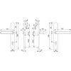 Hoppe Drückergarnitur Luxembourg 099KH/3357N/1500 LS PZ92/8 Produktbild-Vorschau 2