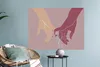 MuchoWow® Wandtattoo Wandsticker Wandaufkleber Hände - Produktbild-Vorschau 6