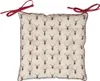 Clayre & Eef Stuhlkissen Schaumstoff 40x40 cm Beige Rot Produktbild-Vorschau 2