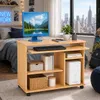 PC-Tisch 90 x 50 cm Computertisch Bürotisch Schreibtisch Produktbild-Vorschau 3