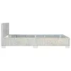 The Living Store Bettgestell Grau Natur Rattan 140 x 200 cm Produktbild-Vorschau 5
