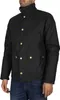 A man wearing a black jacket and blue jeans, shown from the waist up. Produktbild-Vorschau