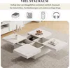 Abrihome Couchtisch-Quadratisch in Marmor-Optik mit 4 Produktbild-Vorschau 8