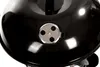 A close-up view of the lid of a black grill, showing a silver vent with three adjustable holes. Náhľad obrázku produktu