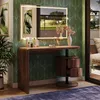 Schminktisch Vicco Lara Eiche rustikal 120 cm mit Produktbild-Vorschau 4