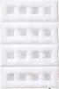 A white quilted comforter or mattress topper with a grid pattern of squares. Produktbild-Vorschau