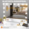Bluetooth Hollywood Kosmetikspiegel, Schminkspiegel mit 15 Produktbild-Vorschau 7