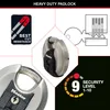 Master Lock Schijfslot Excell, roestvrij staal, 80 mm, Productafbeelding-voorbeeld 3