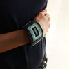 Armband - Armschmuck - breit mit Perlen - Klettverschluss - Produktbild-Vorschau 4