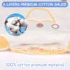 Baby Musselin Waschlappen, 6 Stš¹ck Baumwolle Baby Produktbild-Vorschau 3