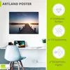 ARTland Poster Sonnenstrahlen - Sonnenuntergang Größe: Produktbild-Vorschau 3