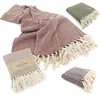 Heimtexland ® Hochwertige Strick Kuscheldecke Fransen Produktbild-Vorschau 7