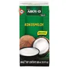 A carton of Aroy-D Kokosmilch (coconut milk) with images of coconuts and a bowl of coconut milk. Anteprima dell’immagine prodotto